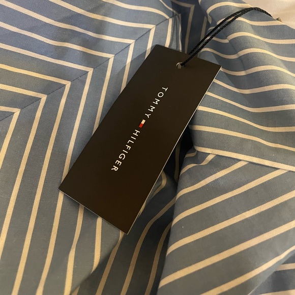 Tommy Hilfiger Blue Pin Striped Dress. - Picture 14 of 16